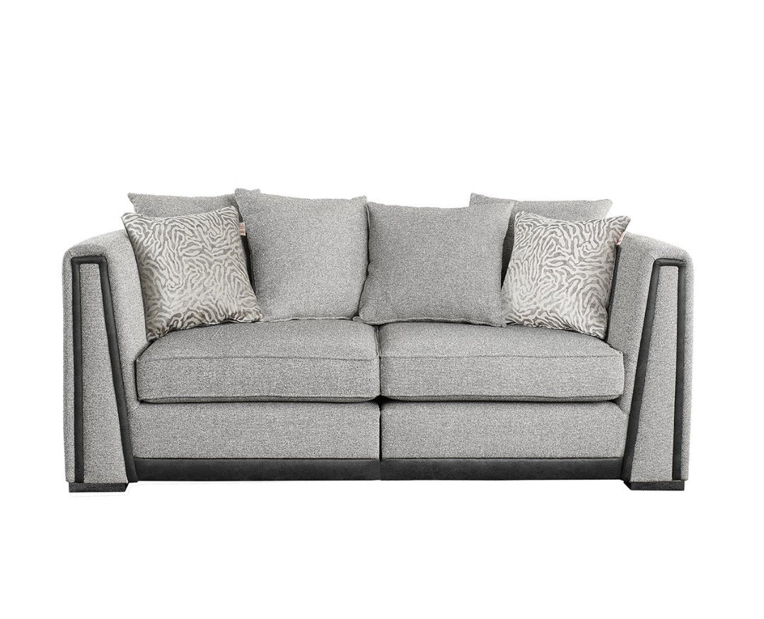 Edinburgh 2 Seater Sofa – Light Grey – The Great British Sofa Company