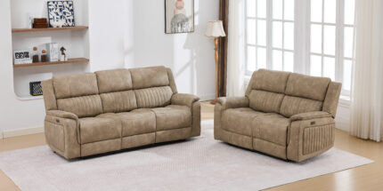Roma 3 & 2 Seater Electric Recliner Sofas