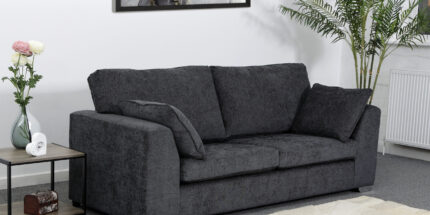 Finch 3 Seater Sofa Charcoal