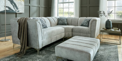 Miami 2C1 Corner Sofa with Footstool