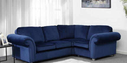Paradise Small Corner Sofa - Royal - Right Handed